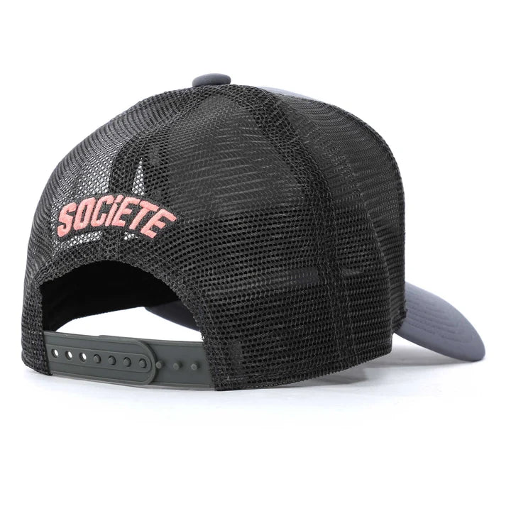 Societe Noir Reflective Mesh Trucker Cap