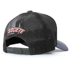 Societe Noir Reflective Mesh Trucker Cap