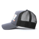 Societe Noir Reflective Mesh Trucker Cap