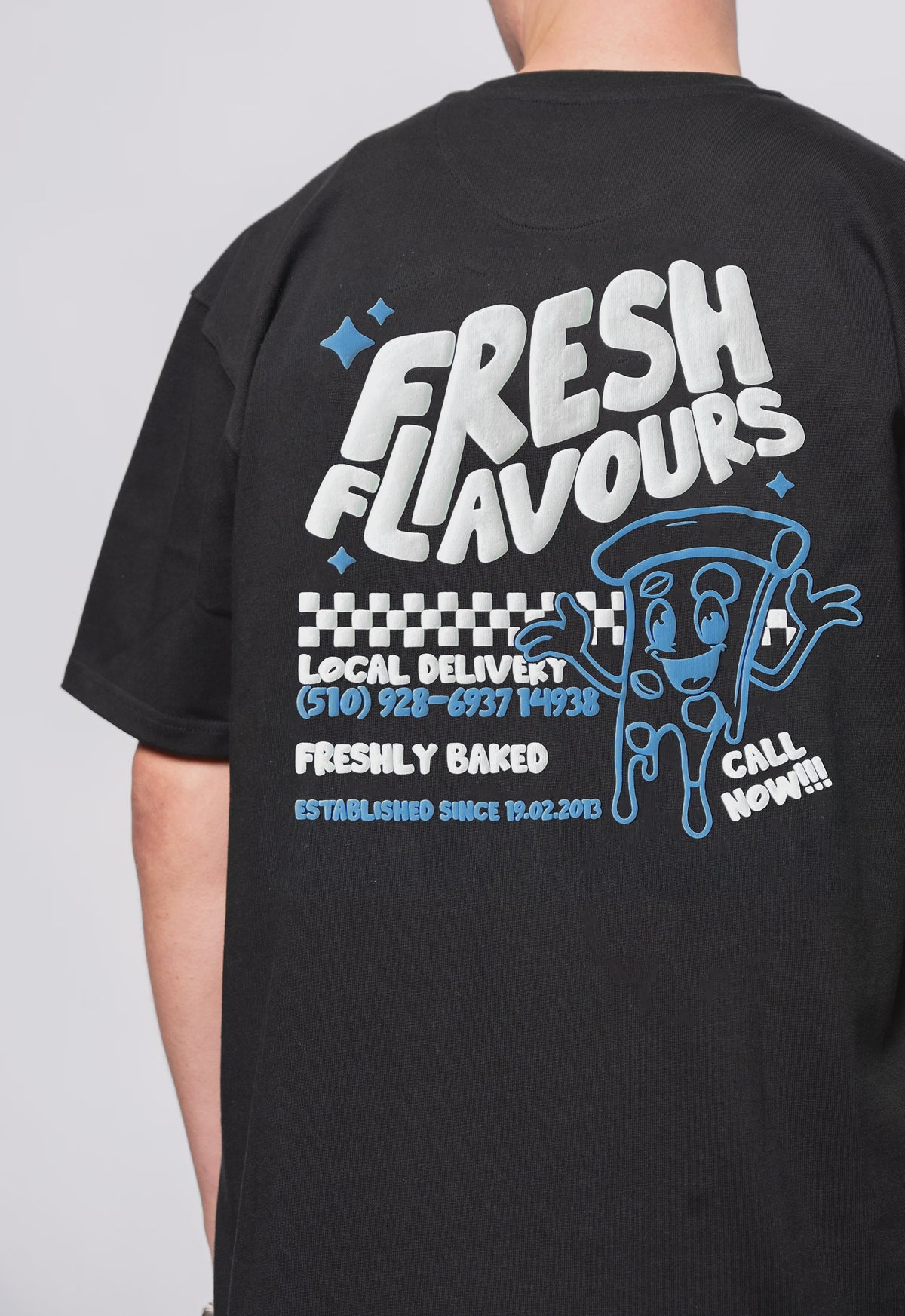Fresh Couture Fresh Flavours Delivery T-Shirt - Black