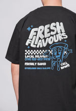 Fresh Couture Fresh Flavours Delivery T-Shirt - Black