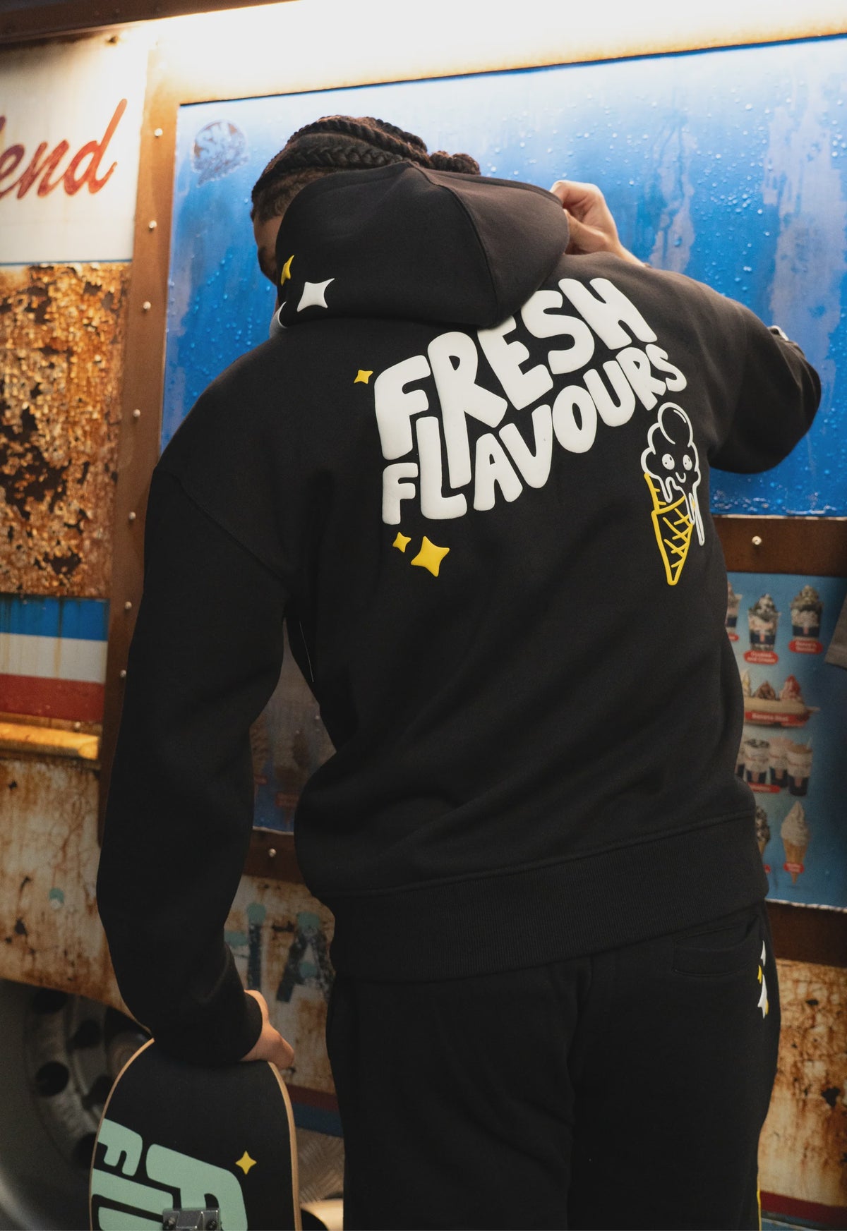 Fresh Couture Fresh Flavours Hoodie - Black