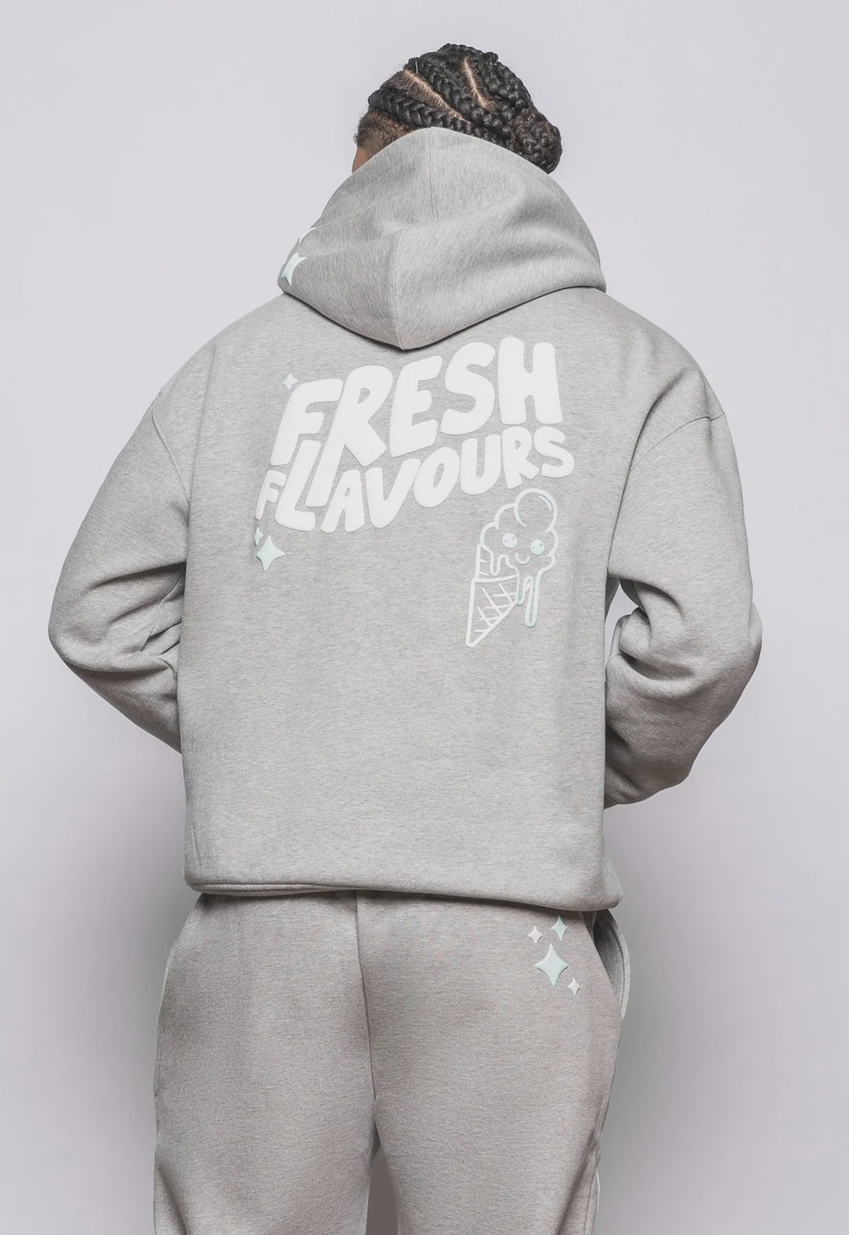 Fresh Couture Fresh FlavoursHoodie - Marl Grey