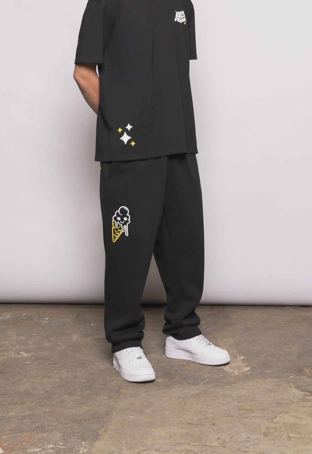 Fresh Couture Fresh Flavours Joggers - Black