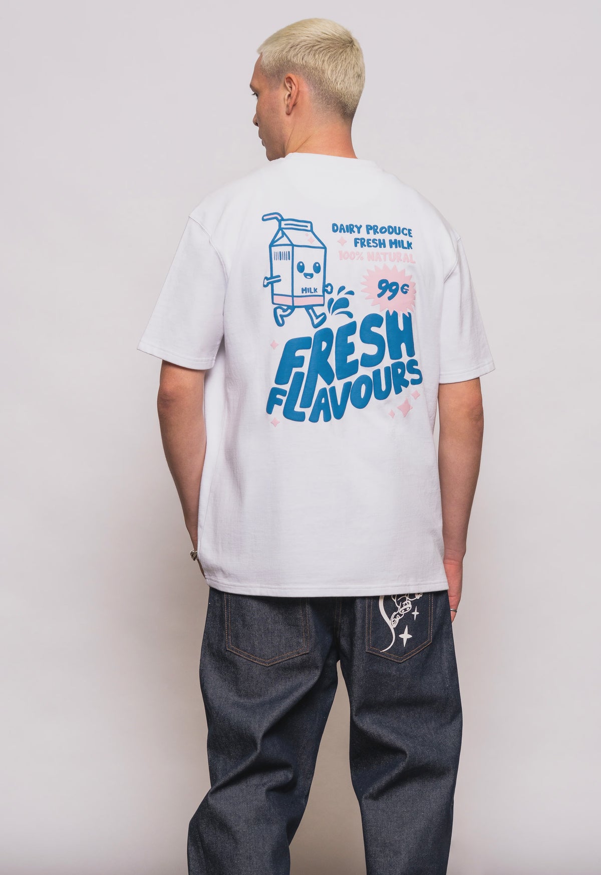 Fresh Couture Milk T-Shirt - White