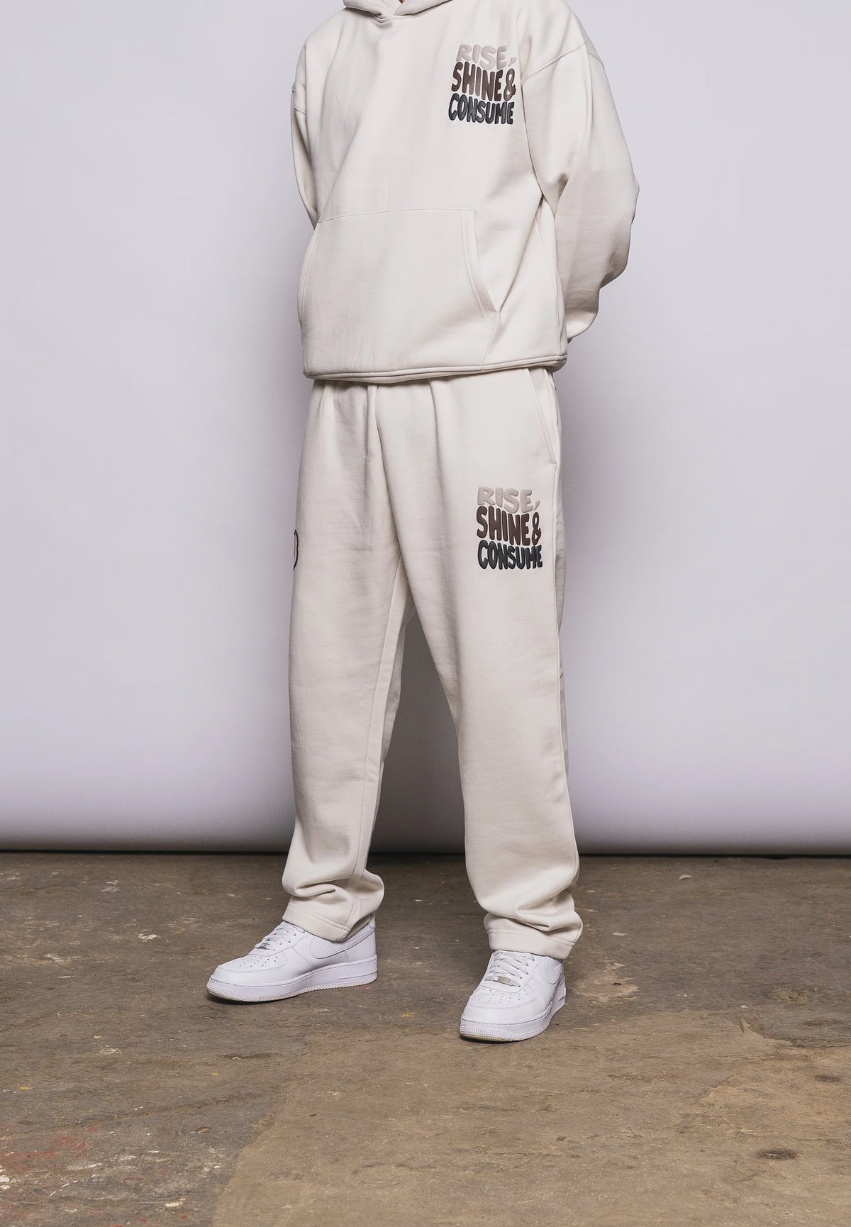 Fresh Couture Rise Jogger - Ecru