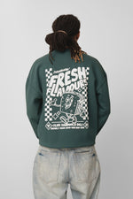Fresh Flavours Deli Sweatshirt - Eden Green