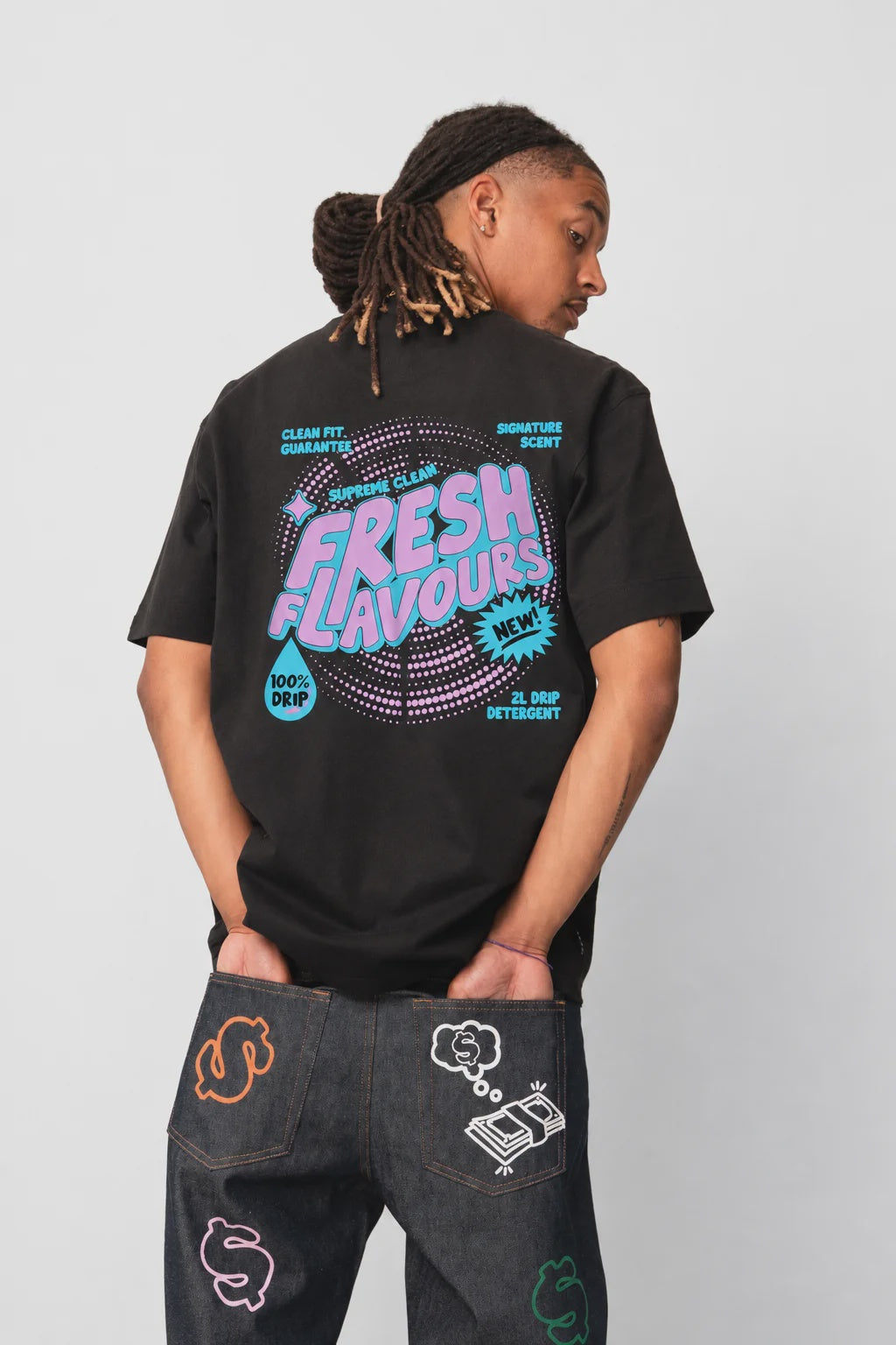 Fresh Flavours Detergent T-Shirt - Black