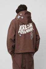Fresh Flavours Logo Hoodie - Brown