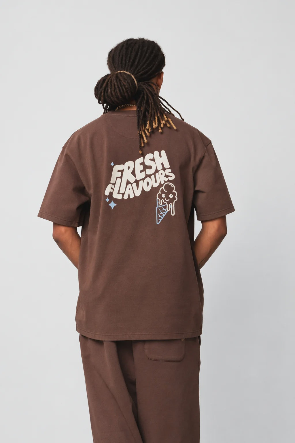 Fresh Flavours Logo T-Shirt - Brown