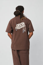 Fresh Flavours Logo T-Shirt - Brown