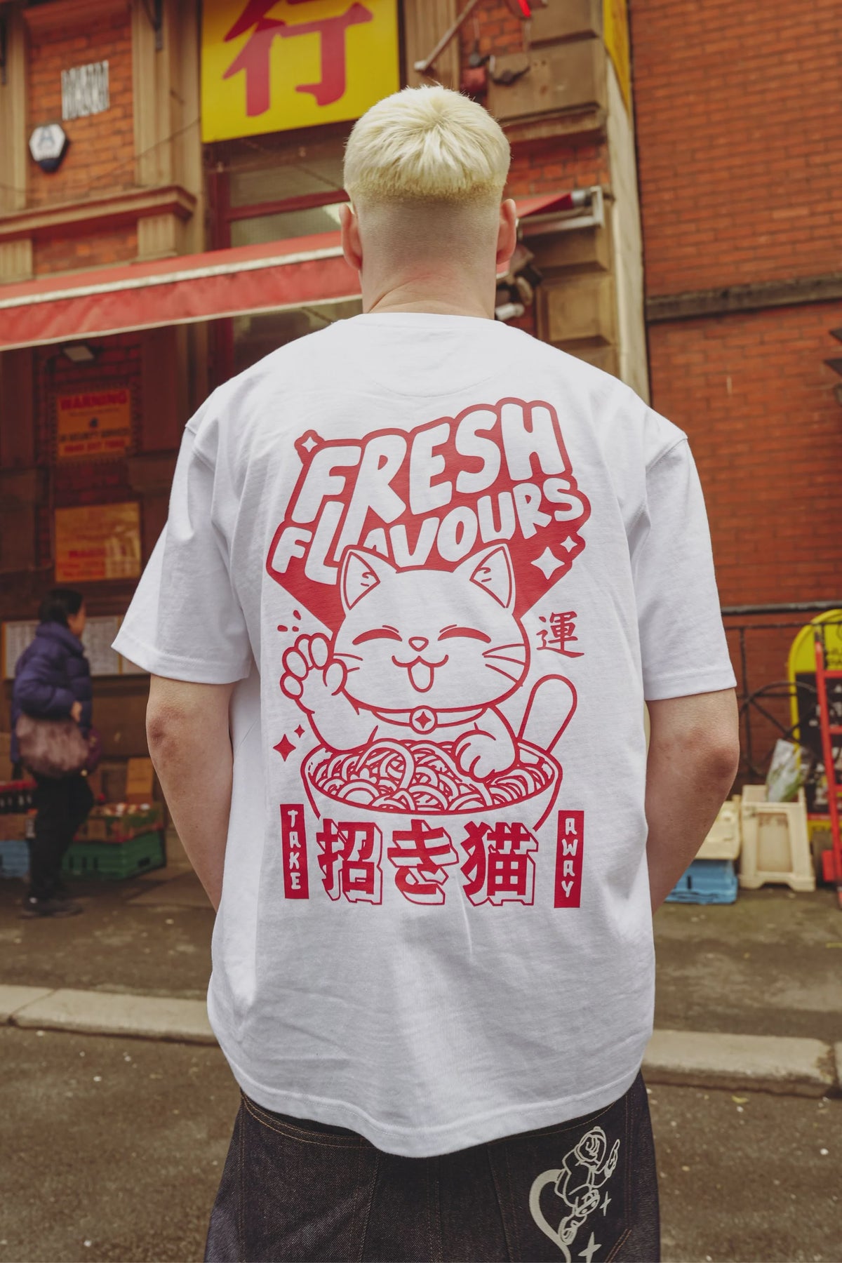 Fresh Couture Fresh Flavours Ramen T-Shirt - White