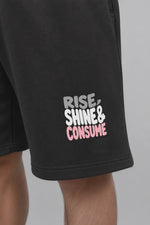 Fresh Flavours Rise Sweat Shorts - Black