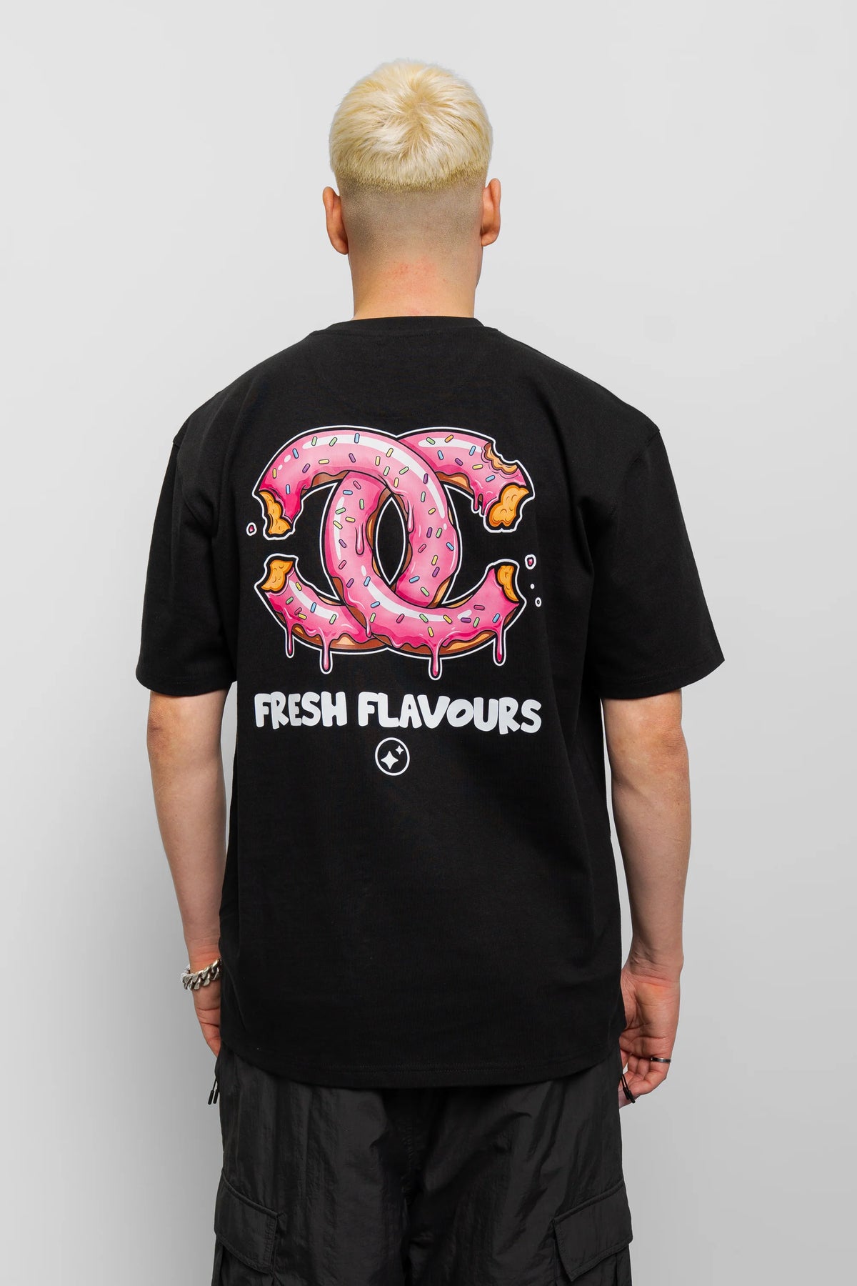 Fresh Flavours Chomp Oversized T-Shirt - Black