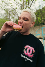 Fresh Flavours Chomp Oversized T-Shirt - Black