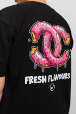 Fresh Flavours Chomp Oversized T-Shirt - Black