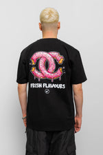 Fresh Flavours Chomp Oversized T-Shirt - Black