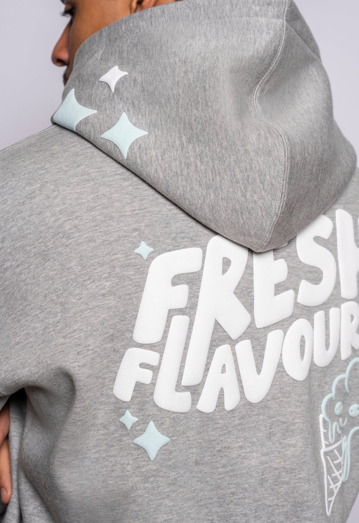 Fresh Couture Fresh FlavoursHoodie - Marl Grey