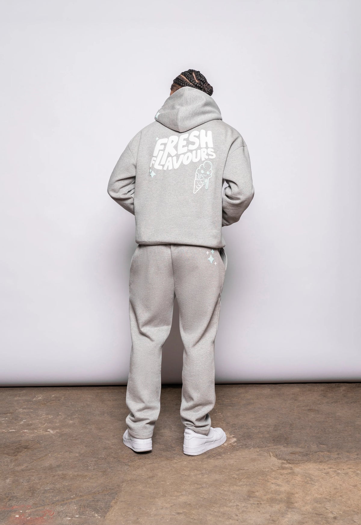 Fresh Couture Fresh FlavoursHoodie - Marl Grey