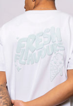 Fresh Couture Fresh Flavours T-Shirt - White / Mint