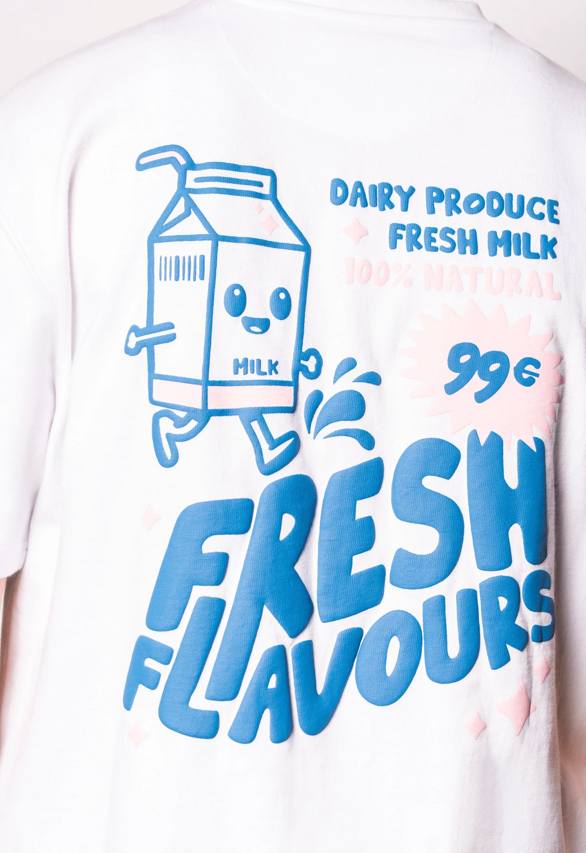 Fresh Couture Milk T-Shirt - White