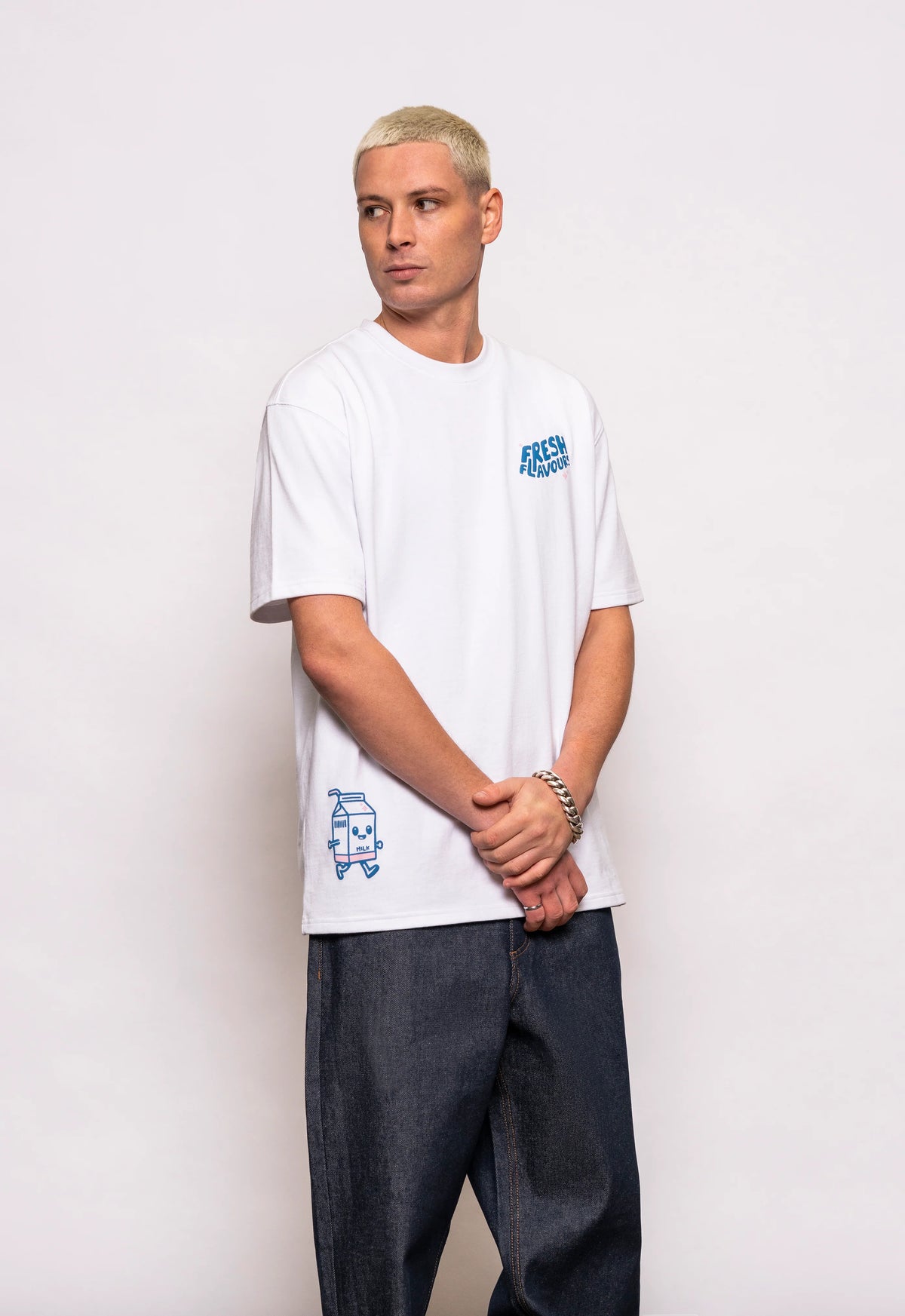 Fresh Couture Milk T-Shirt - White