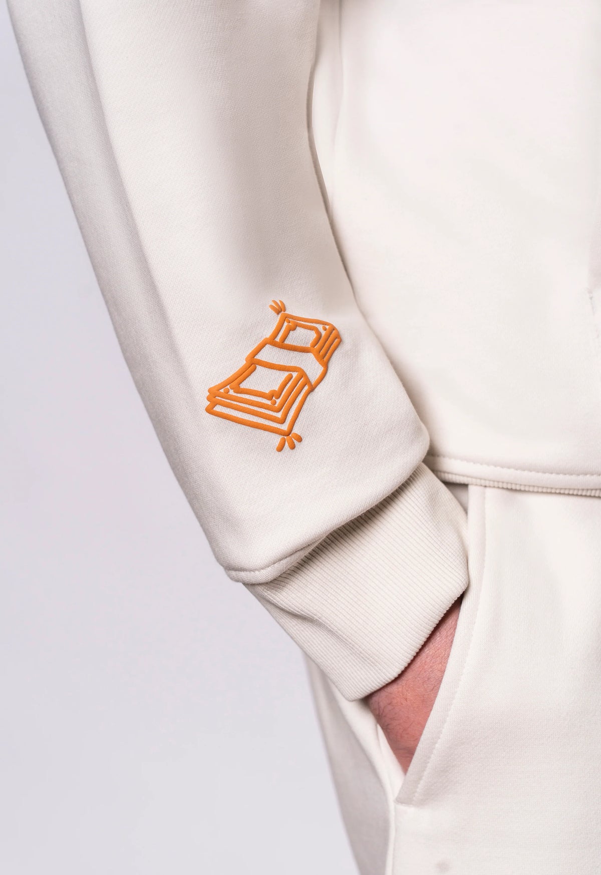 Fresh Couture Rise Hoodie - Ecru