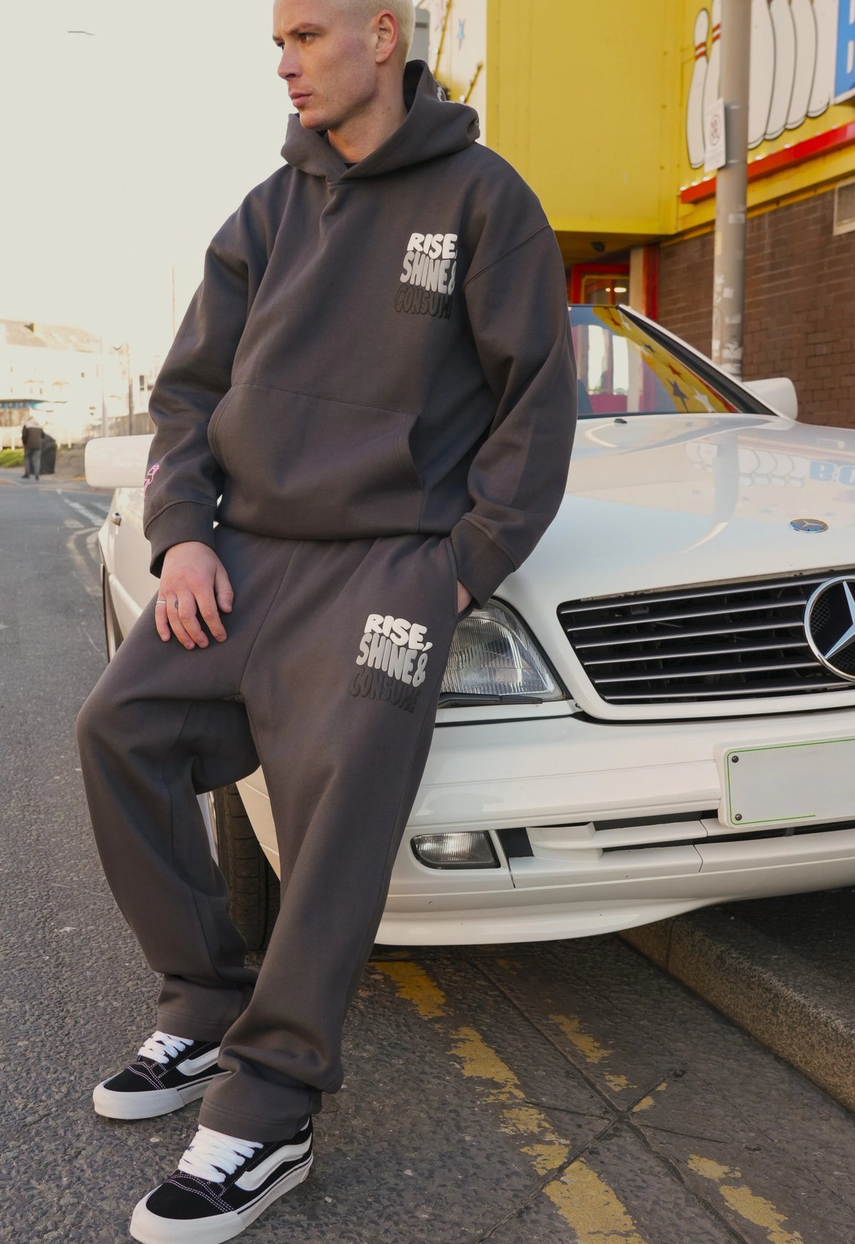 Fresh Couture Rise Jogger - Charcoal Grey