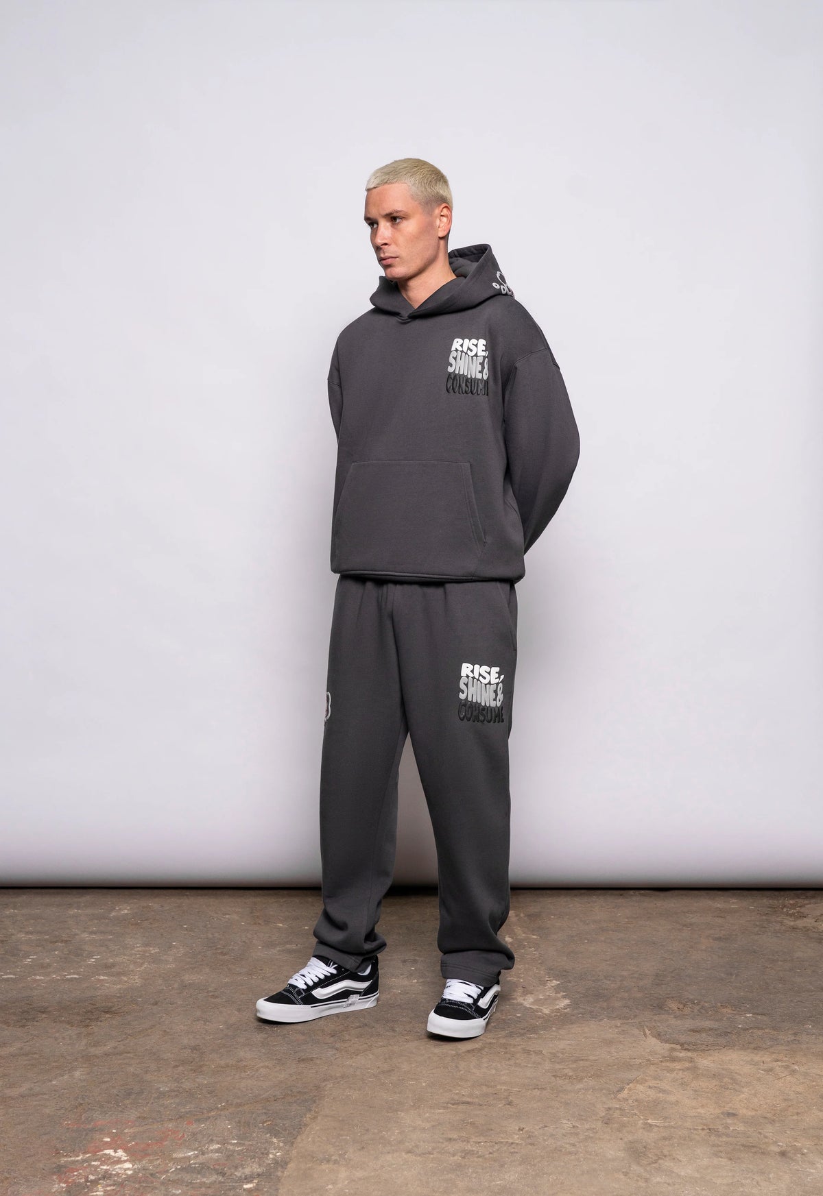 Fresh Couture Rise Jogger - Charcoal Grey