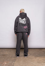 Fresh Couture Rise Jogger - Charcoal Grey