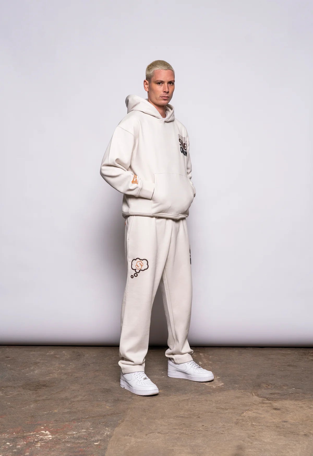 Fresh Couture Rise Jogger - Ecru