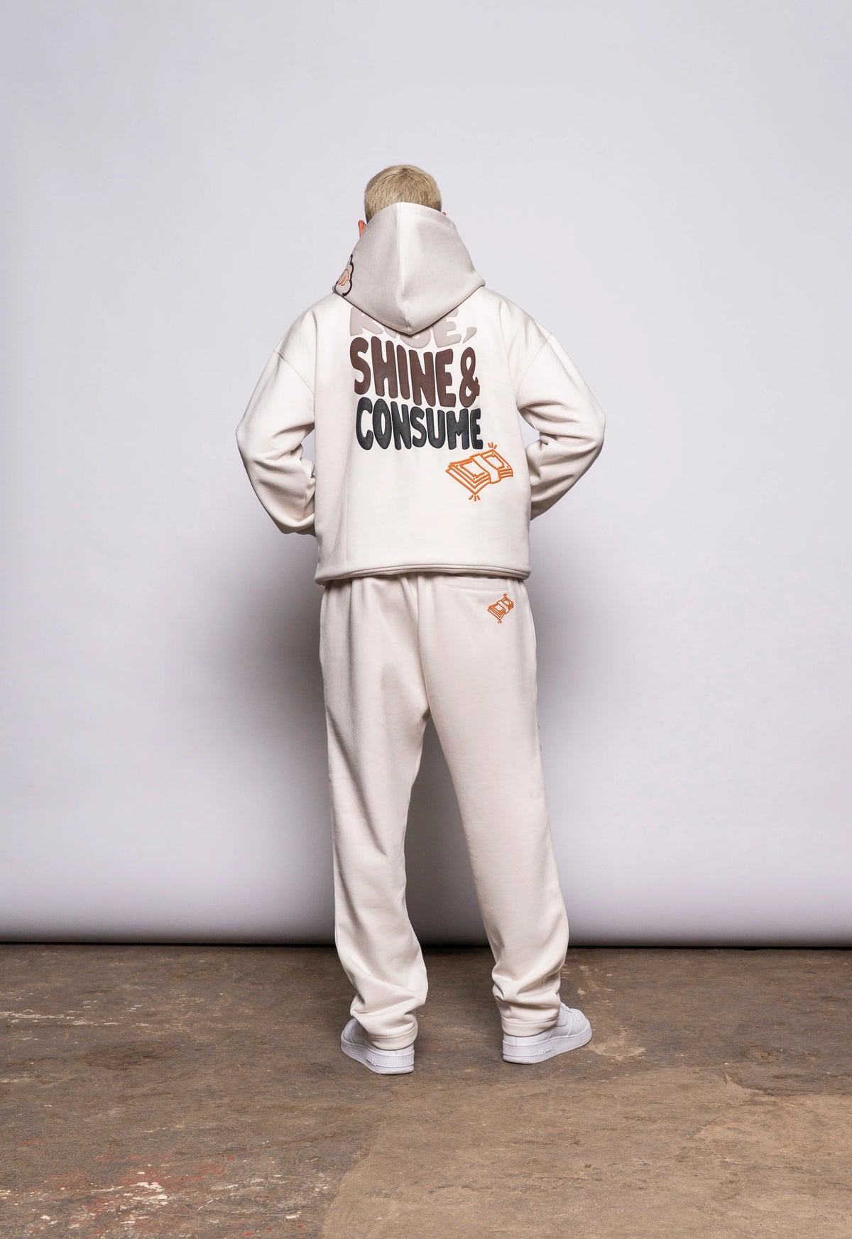 Fresh Couture Rise Jogger - Ecru