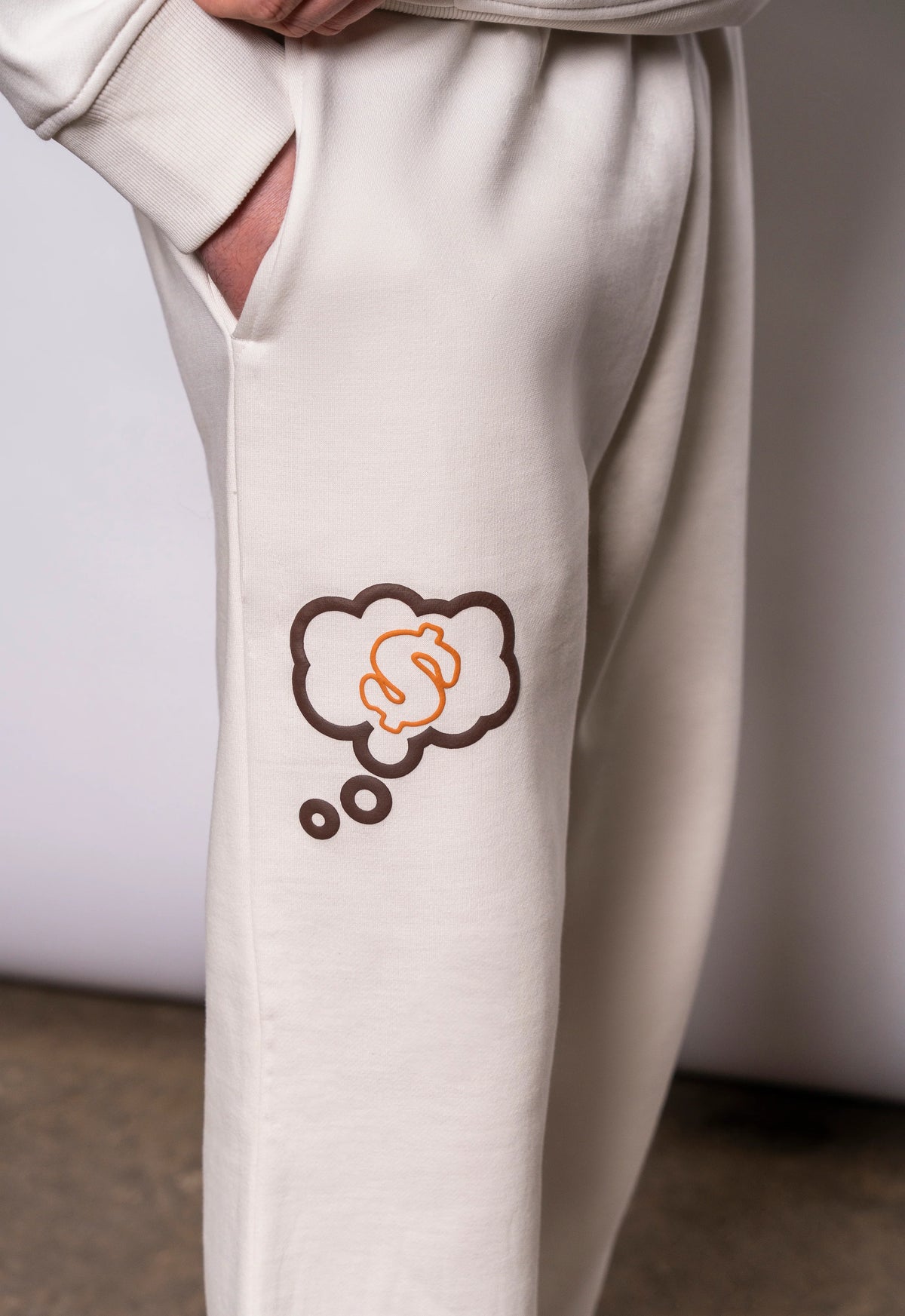 Fresh Couture Rise Jogger - Ecru