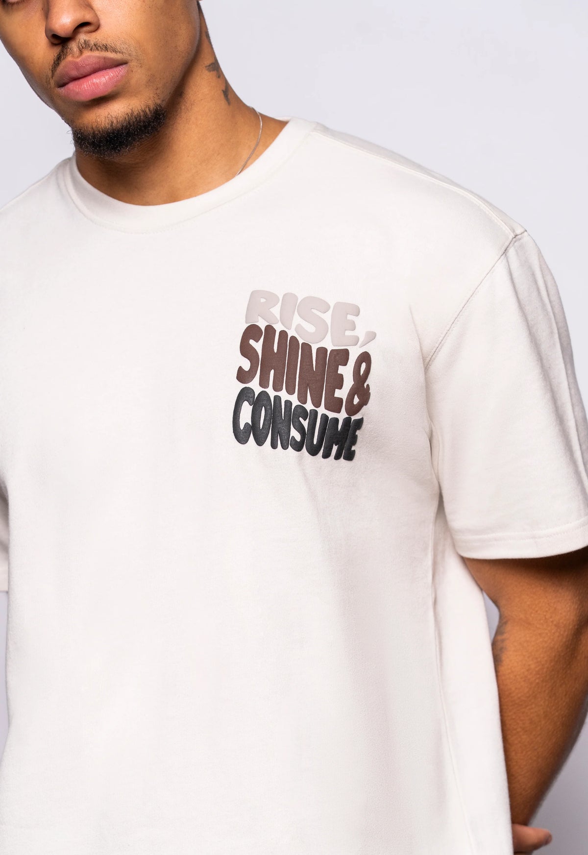 Fresh Couture Rise T-Shirt - Ecru