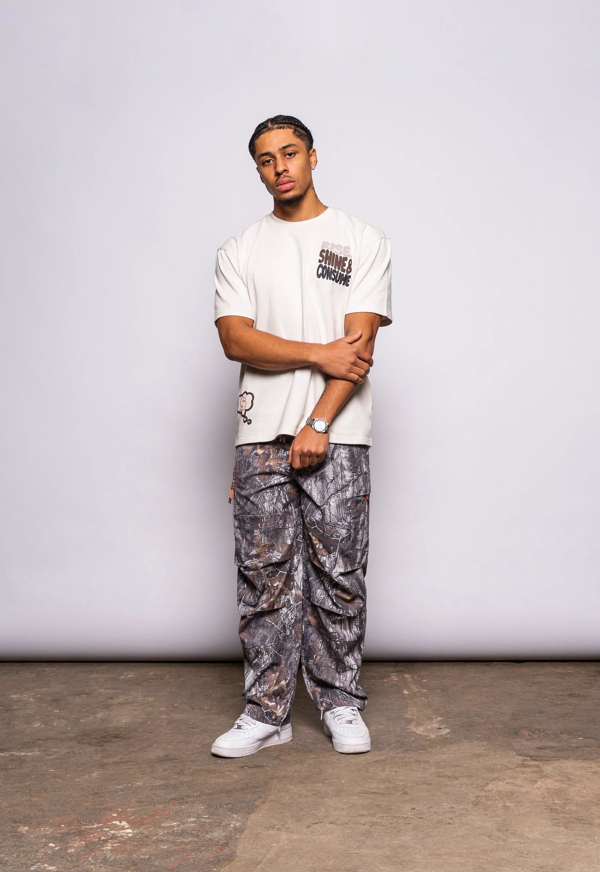 Fresh Couture Rise T-Shirt - Ecru