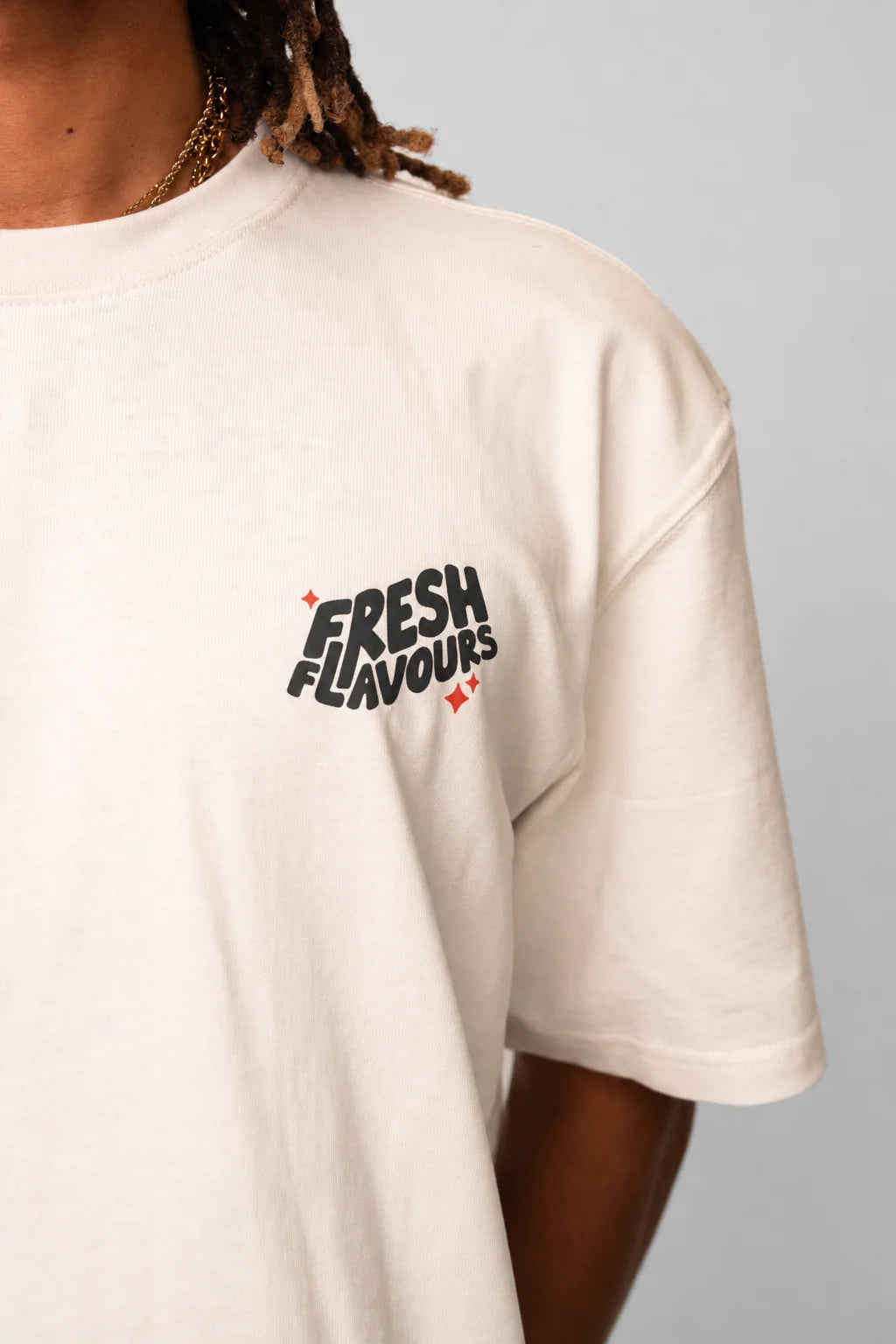 Fresh Flavours Deli Club T-Shirt - Ecru