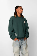 Fresh Flavours Deli Sweatshirt - Eden Green