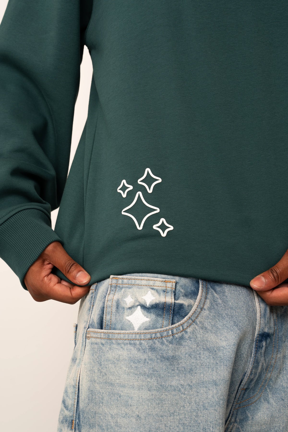 Fresh Flavours Deli Sweatshirt - Eden Green