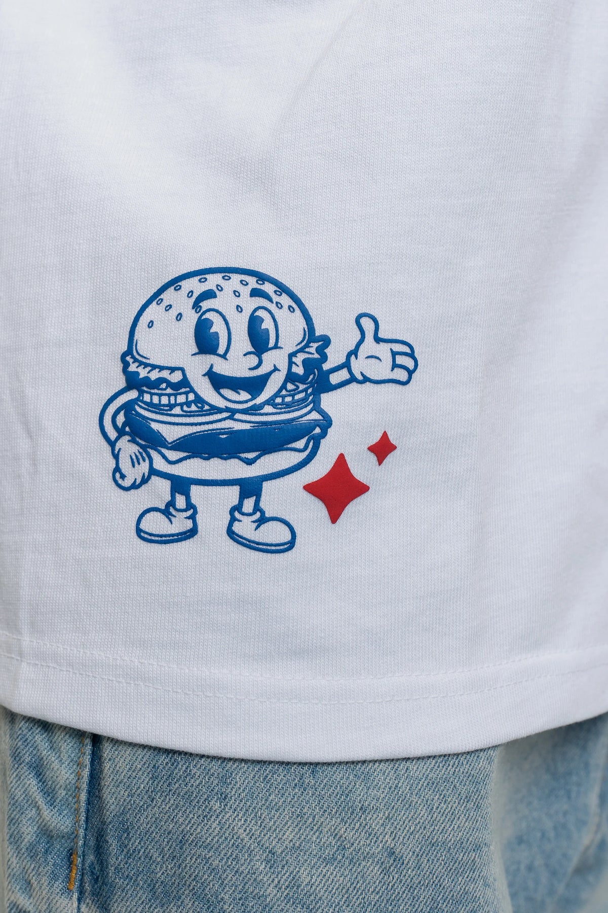 Fresh Couture Fresh Flavours Diner T-Shirt - White