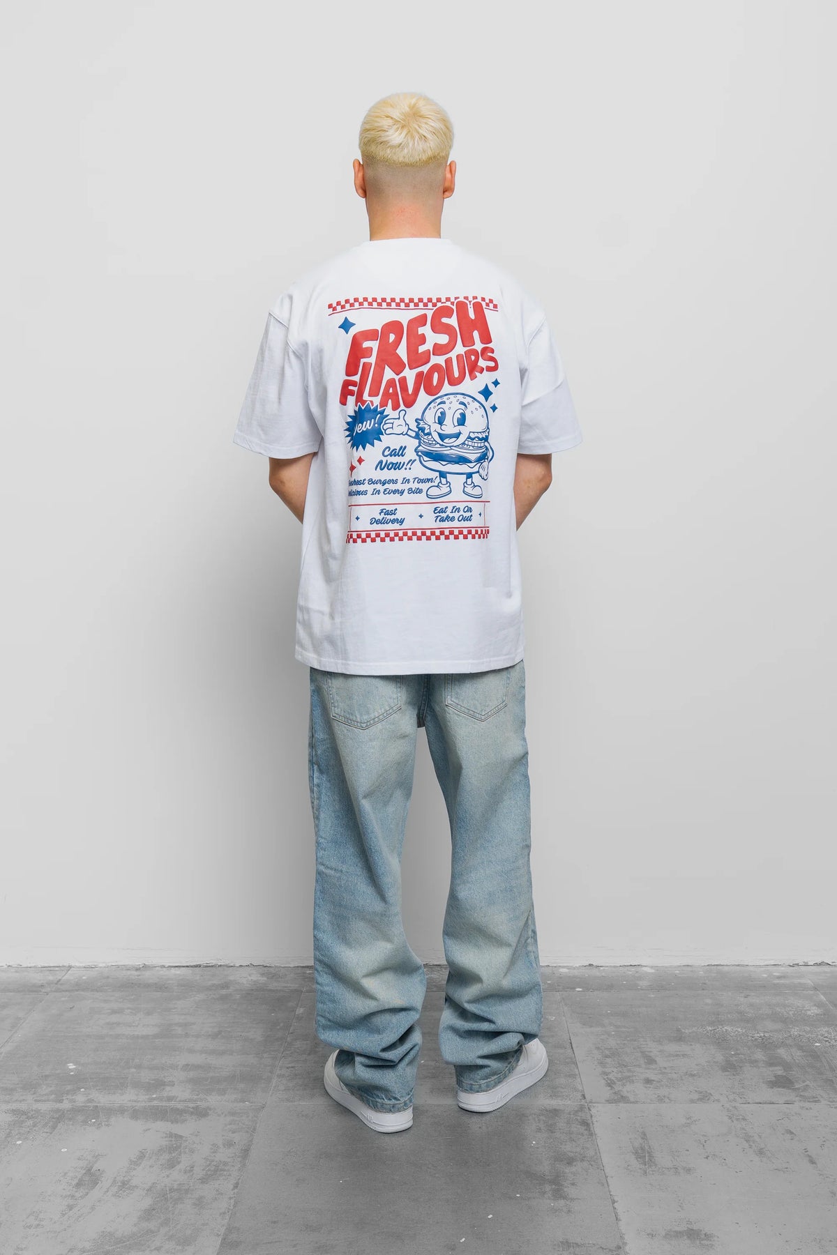 Fresh Couture Fresh Flavours Diner T-Shirt - White