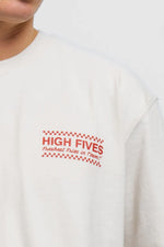 Fresh Flavours High Fives Oversized T-Shirt - Ecru