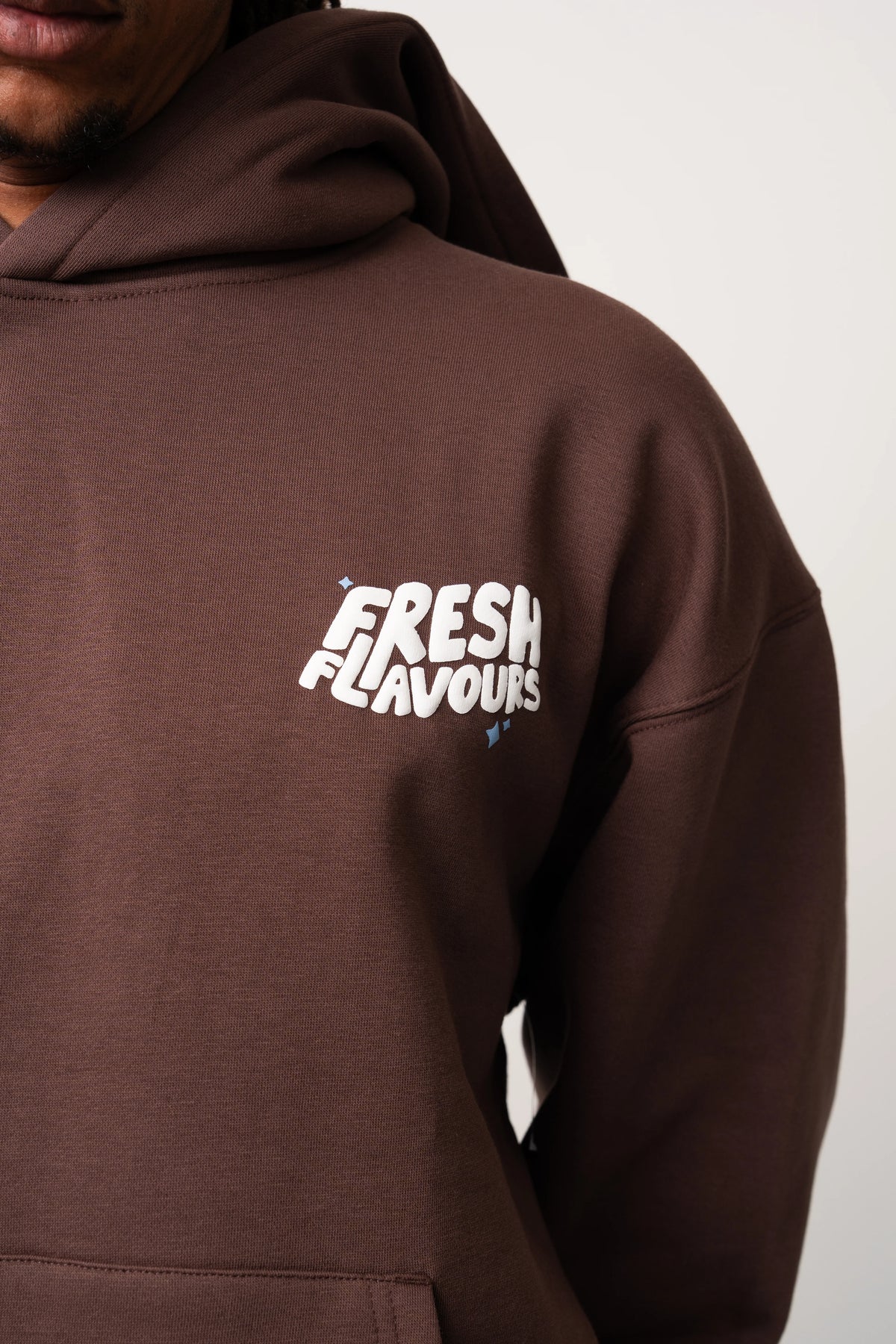 Fresh Flavours Logo Hoodie - Brown