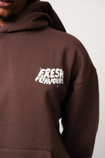 Fresh Flavours Logo Hoodie - Brown