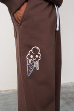 Fresh Flavours Logo Joggers - Brown