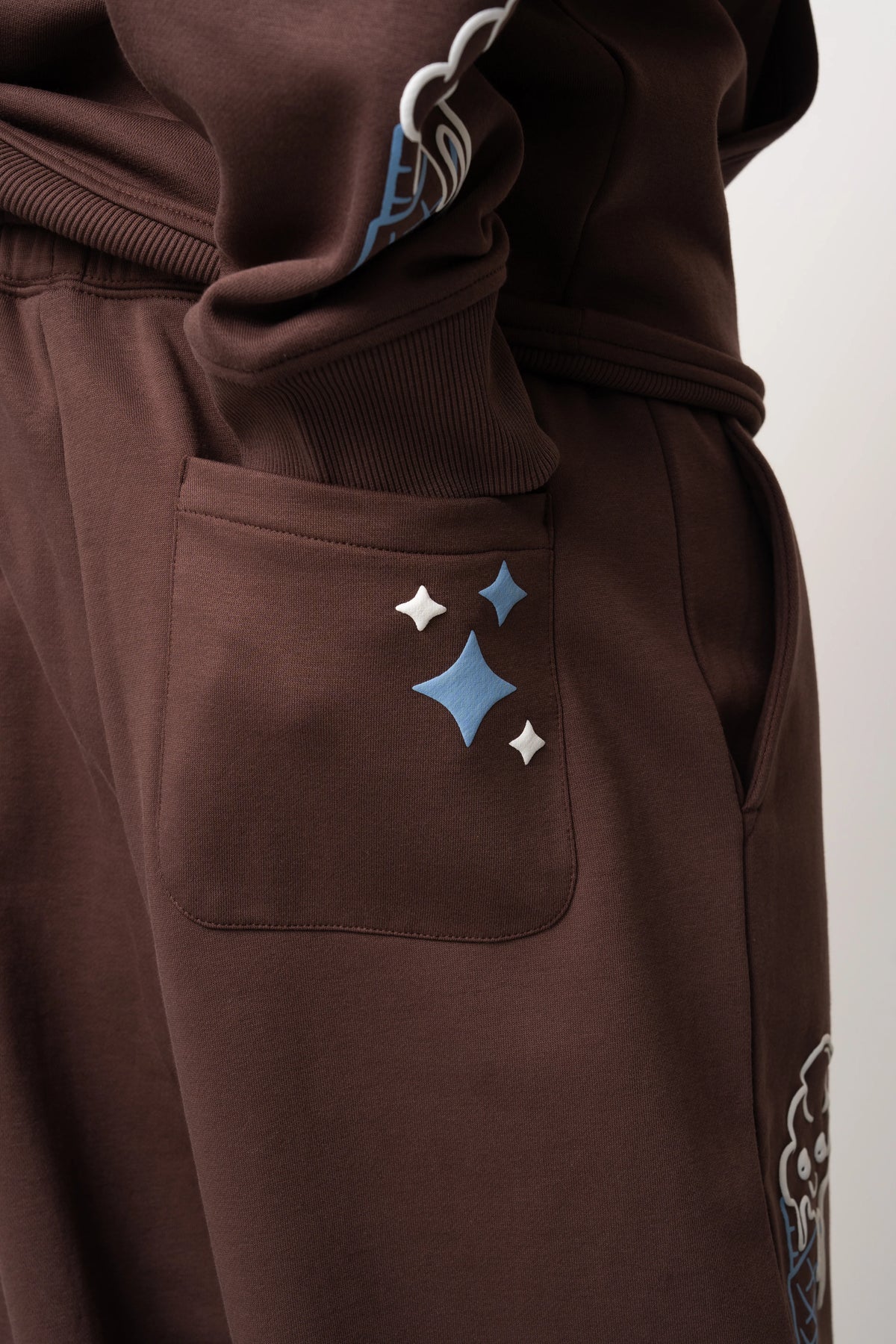 Fresh Flavours Logo Joggers - Brown