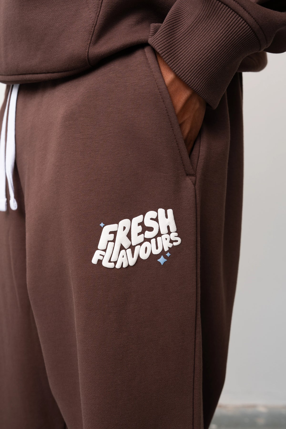 Fresh Flavours Logo Joggers - Brown