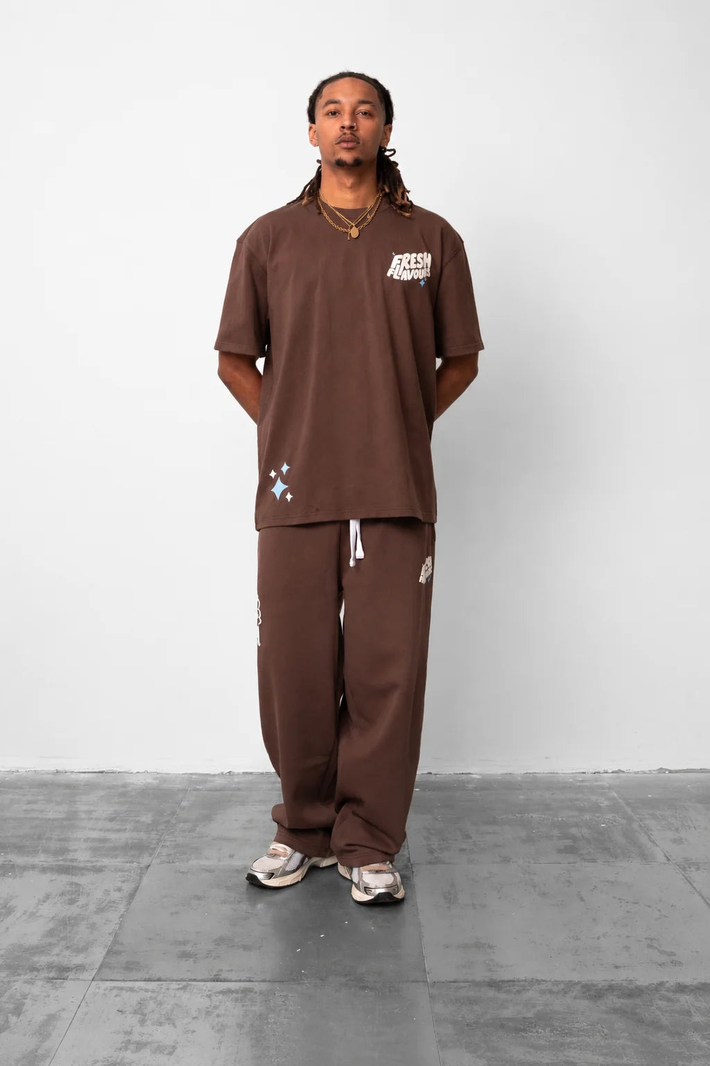 Fresh Flavours Logo T-Shirt - Brown