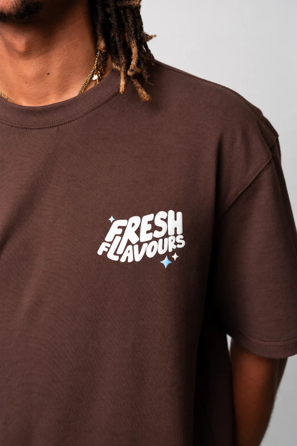 Fresh Flavours Logo T-Shirt - Brown