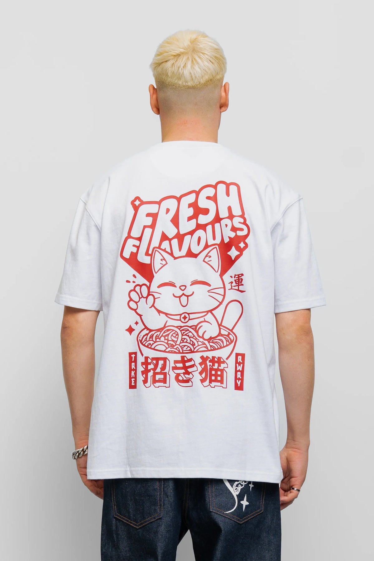 Fresh Couture Fresh Flavours Ramen T-Shirt - White