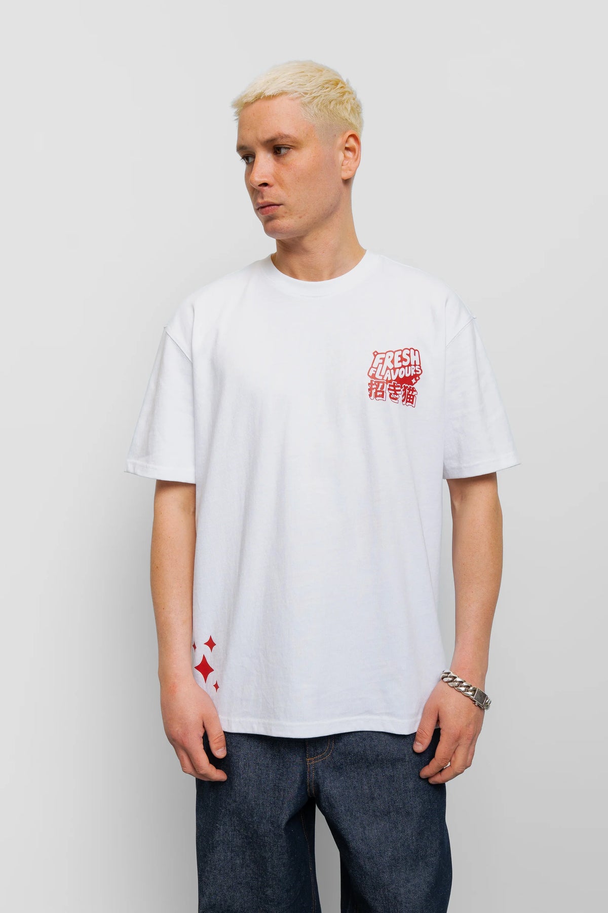 Fresh Couture Fresh Flavours Ramen T-Shirt - White